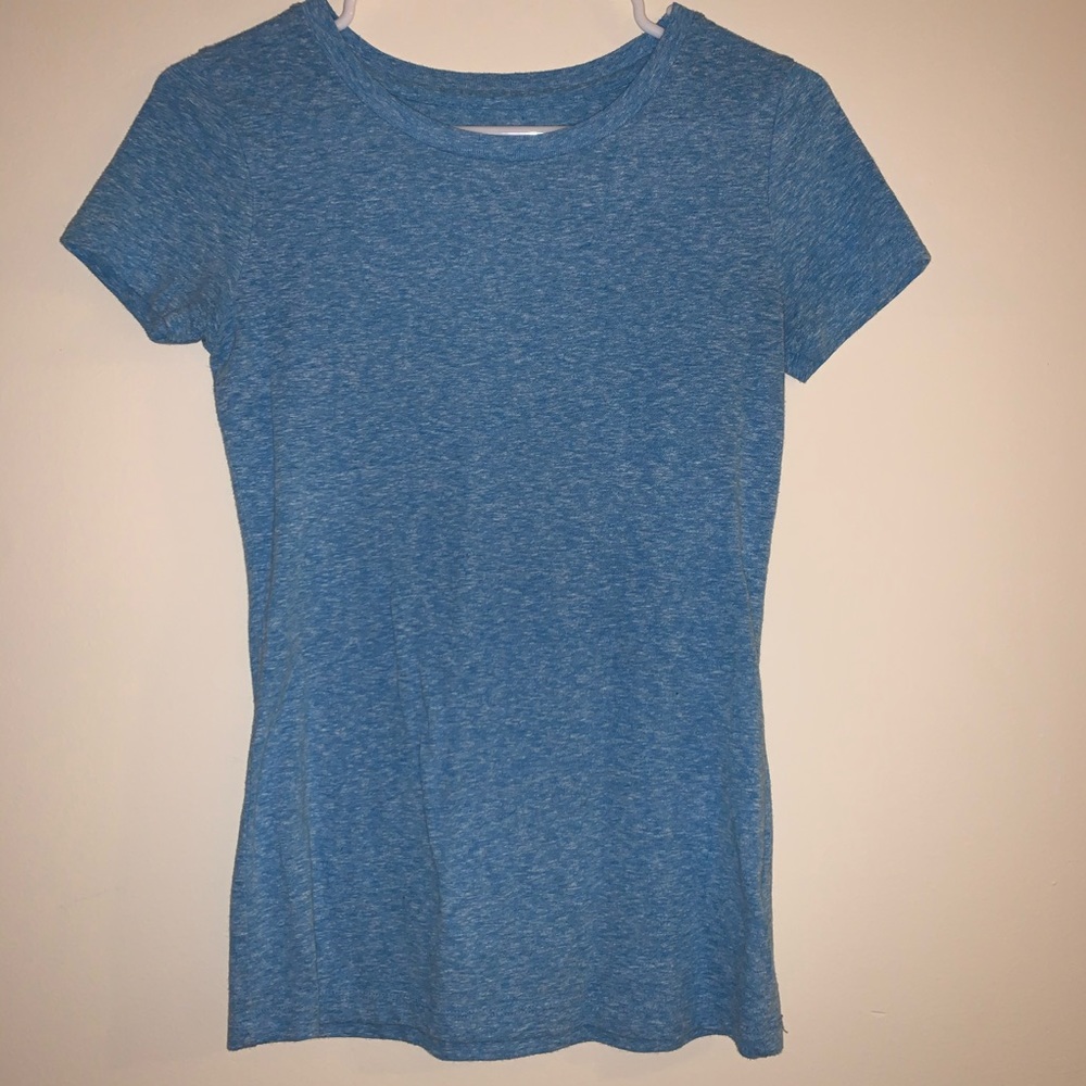 Blue heathered T-shirt